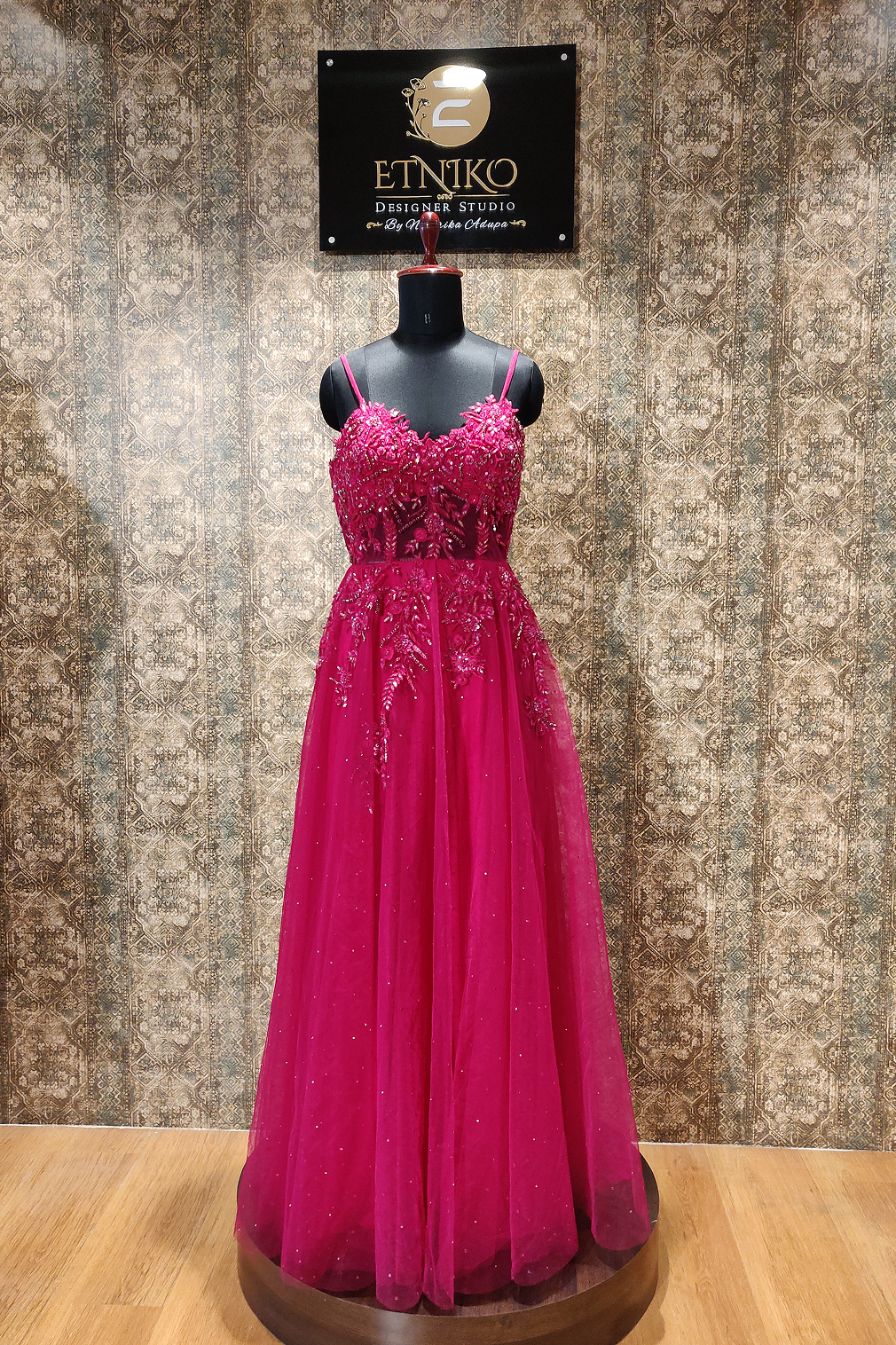 The Fuchsia Fantasy Gown