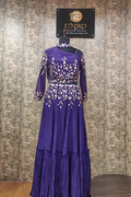 Purple Reign Lehanga