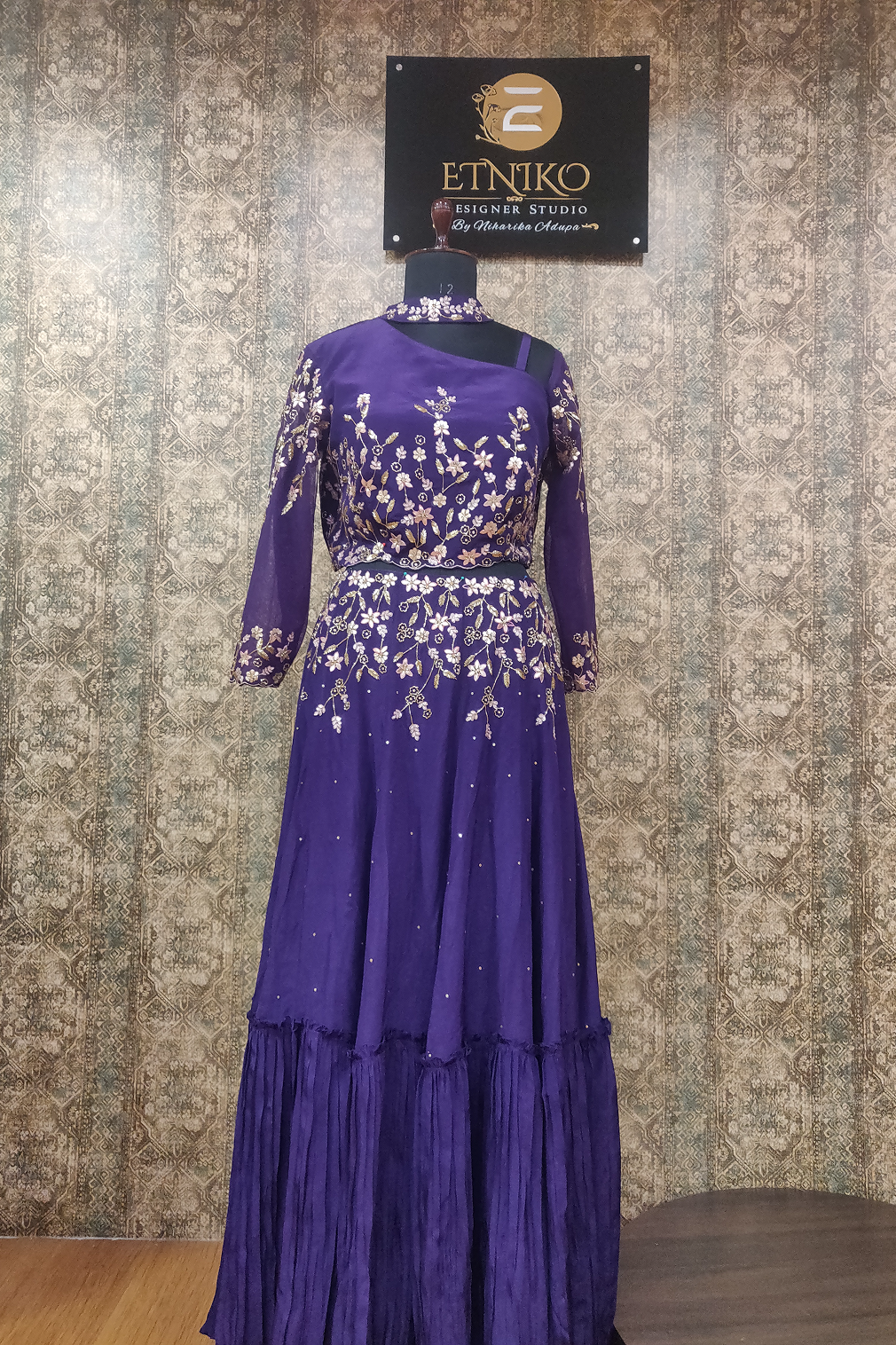 Purple Reign Lehanga