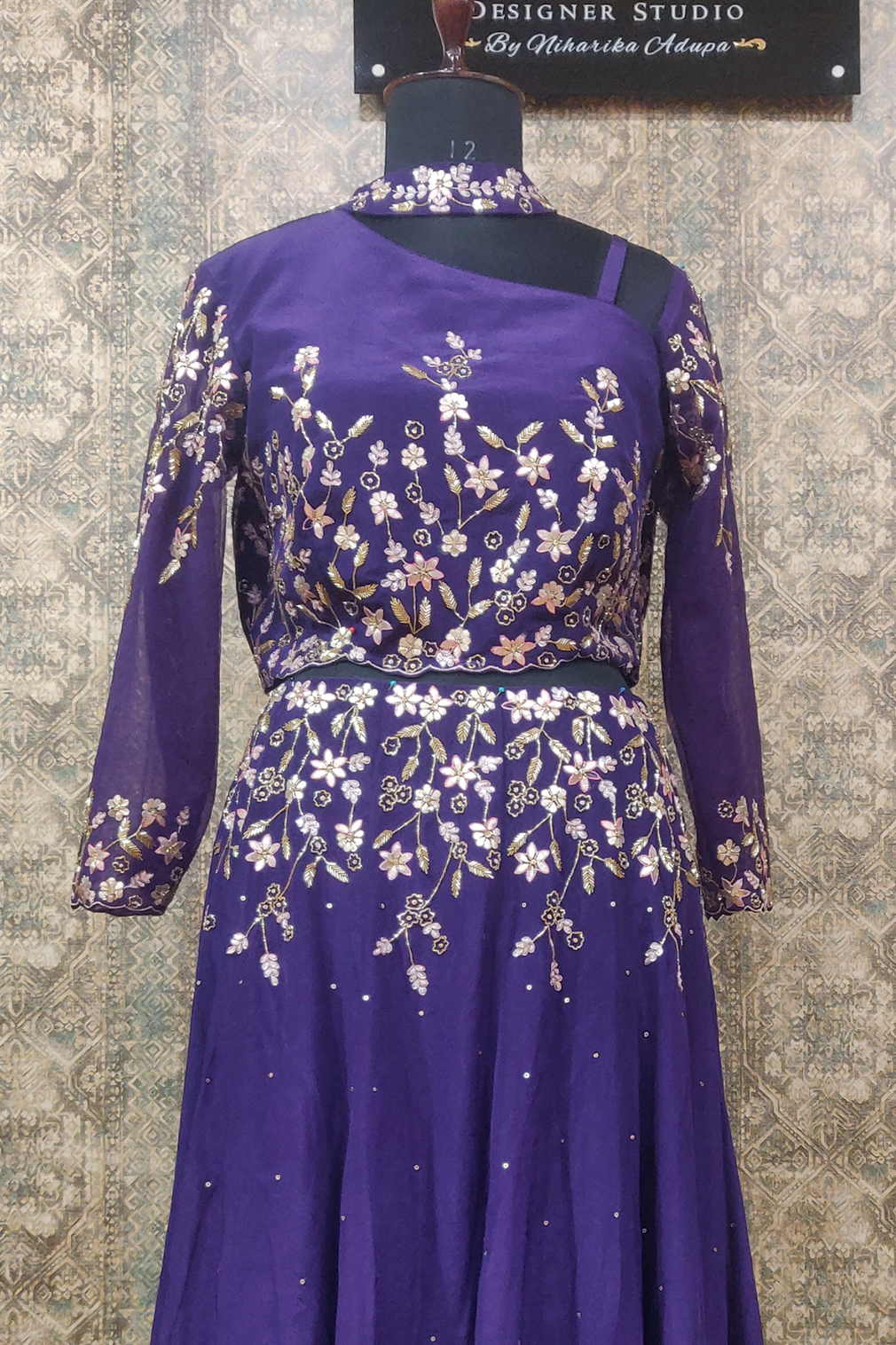 Purple Reign Lehanga